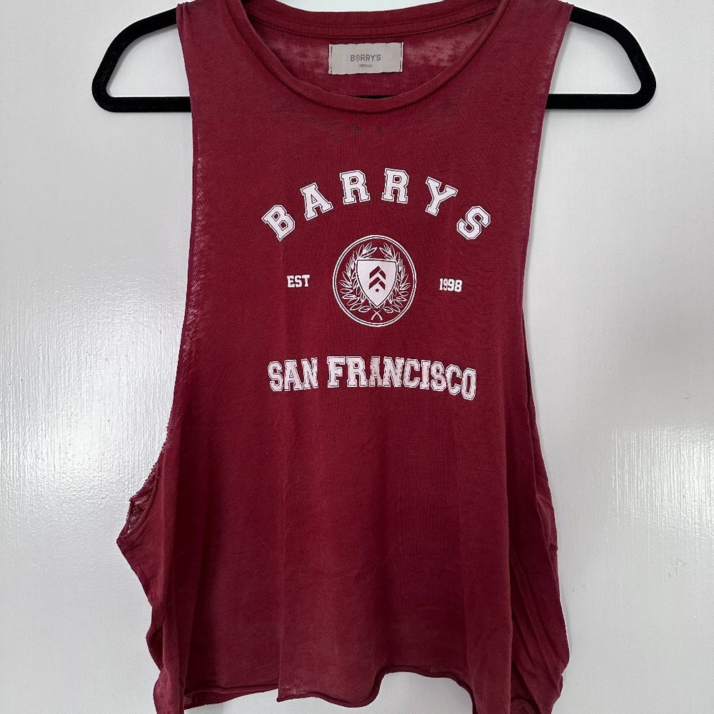 Barry's San Francisco Tank Top Size Medium